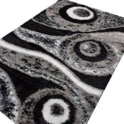 Tapis Design 0002 Black Bone